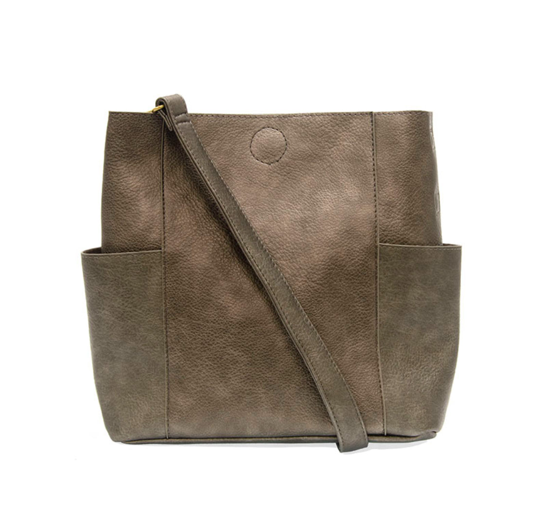 Joy Susan Kayleigh Side Pocket Bucket Bag