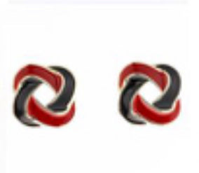 Garnet and Black GameDay Earrings