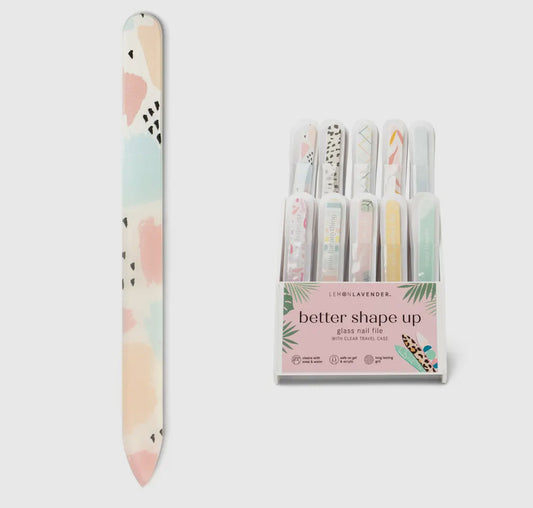 Lemon Lavender Glass Nail Files