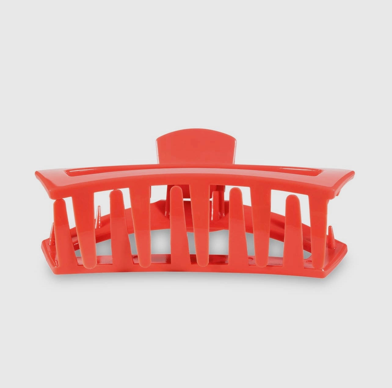 Coral teletie open claw clip.