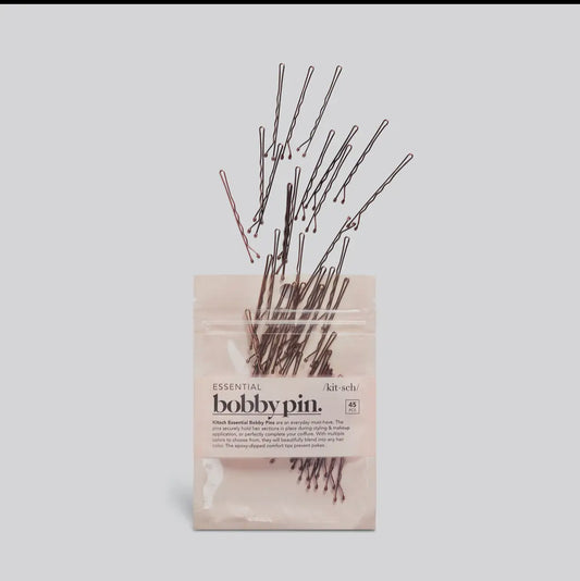 Kitsch Essential Bobby Pins 45pc - Brown