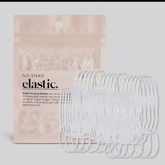 Kitsch No-Snag Elastic 100 Pc - Clear