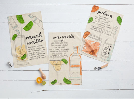 Cocktail Towel And Utensil Set