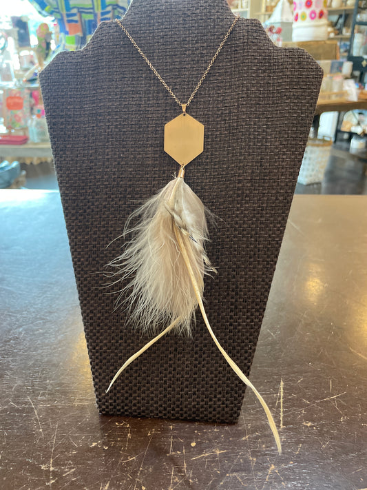 Feather Statement Necklace