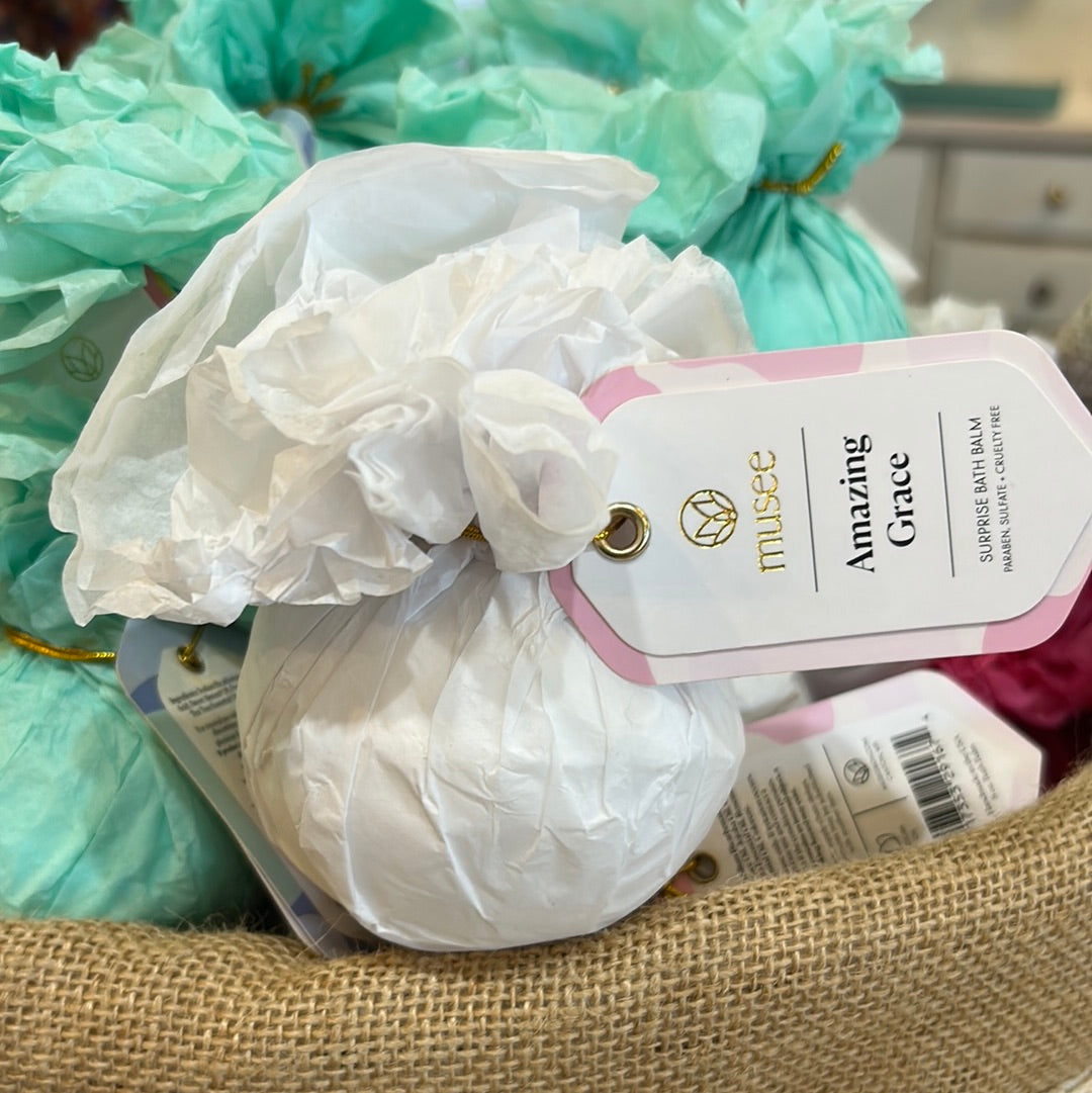 White "Amazing Grace" Musee bath balm.