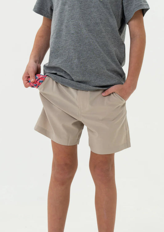 Burlebo Youth Everyday Short Light Khaki