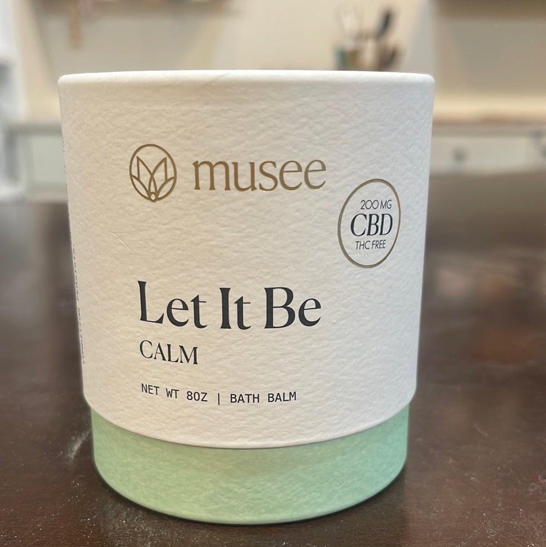 "Let It Be Calm" Musee Therapy Bath Balm.
