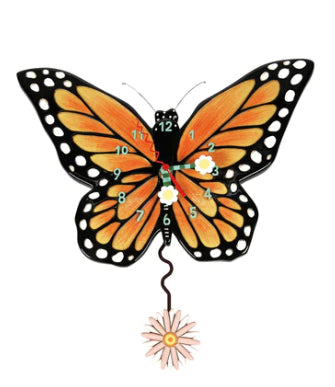 Spread Your Wings “butterfly” Clock