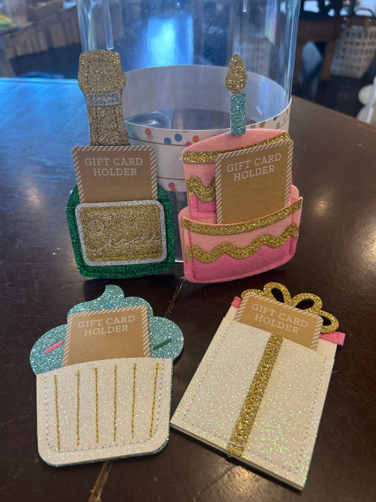 Birthday Gift Card Holders