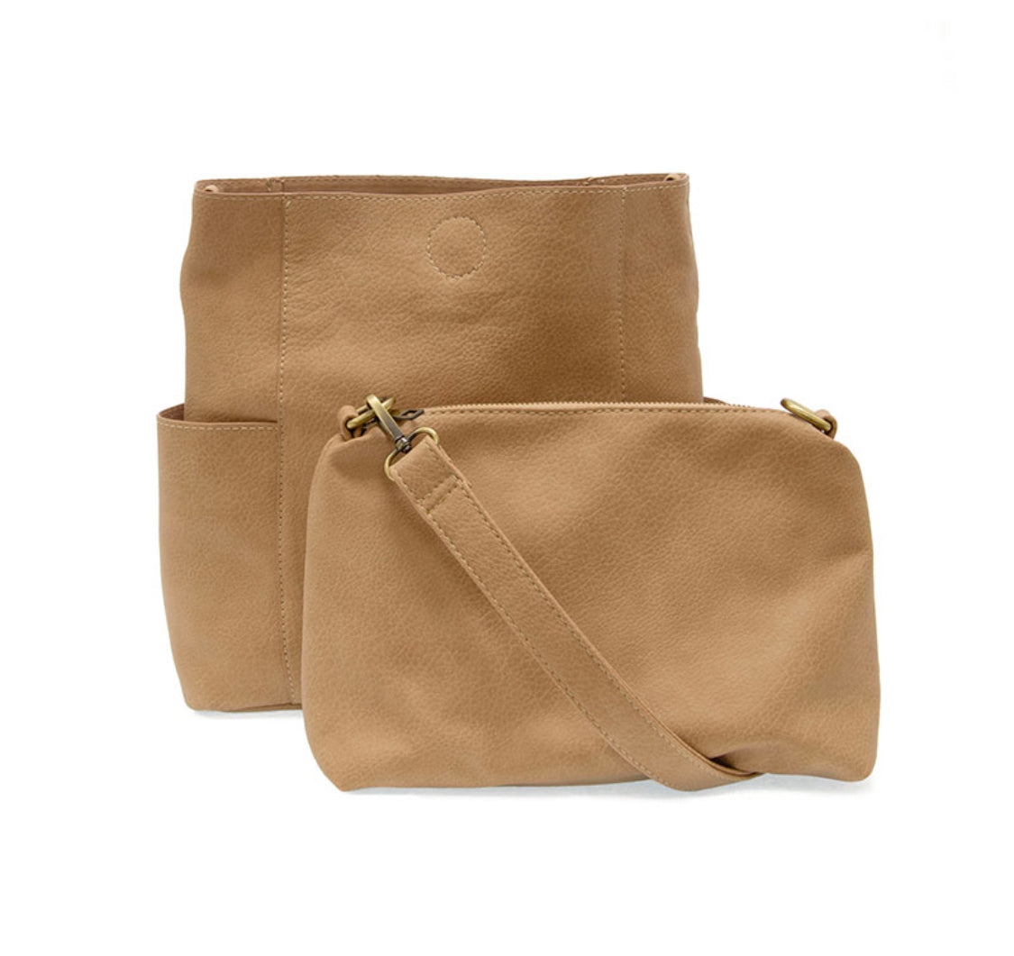 Joy Susan Kayleigh Side Pocket Bucket Bag