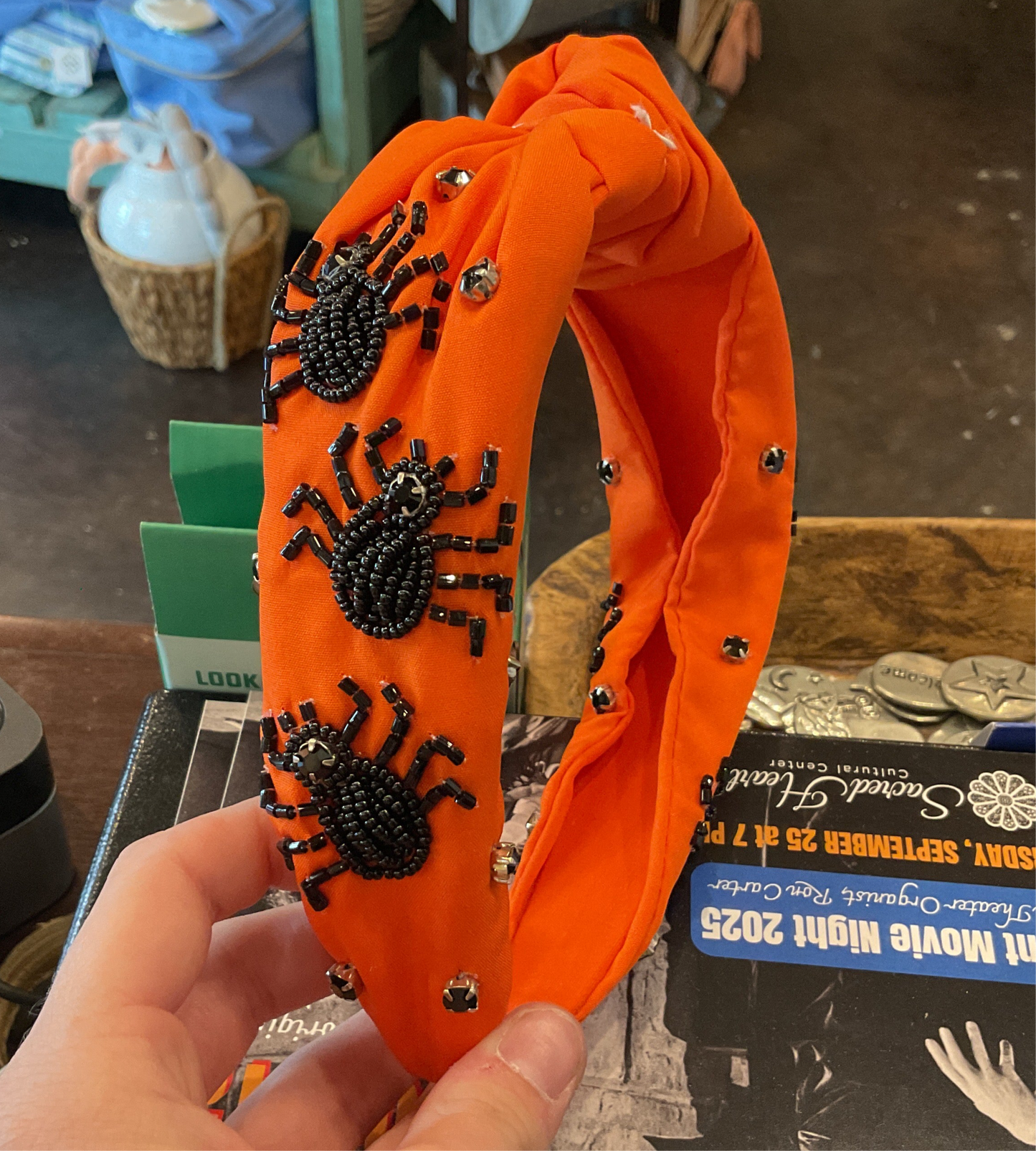 Orange Spider Headband