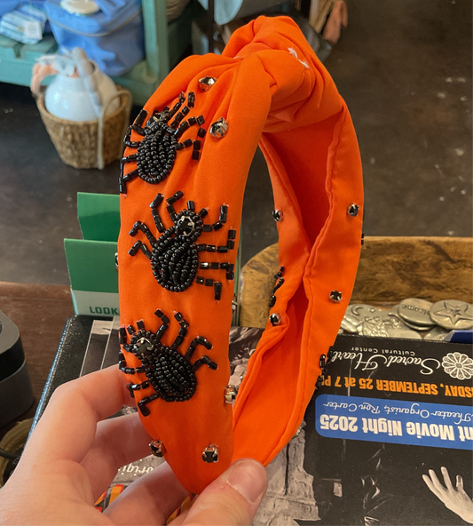 Orange Spider Headband