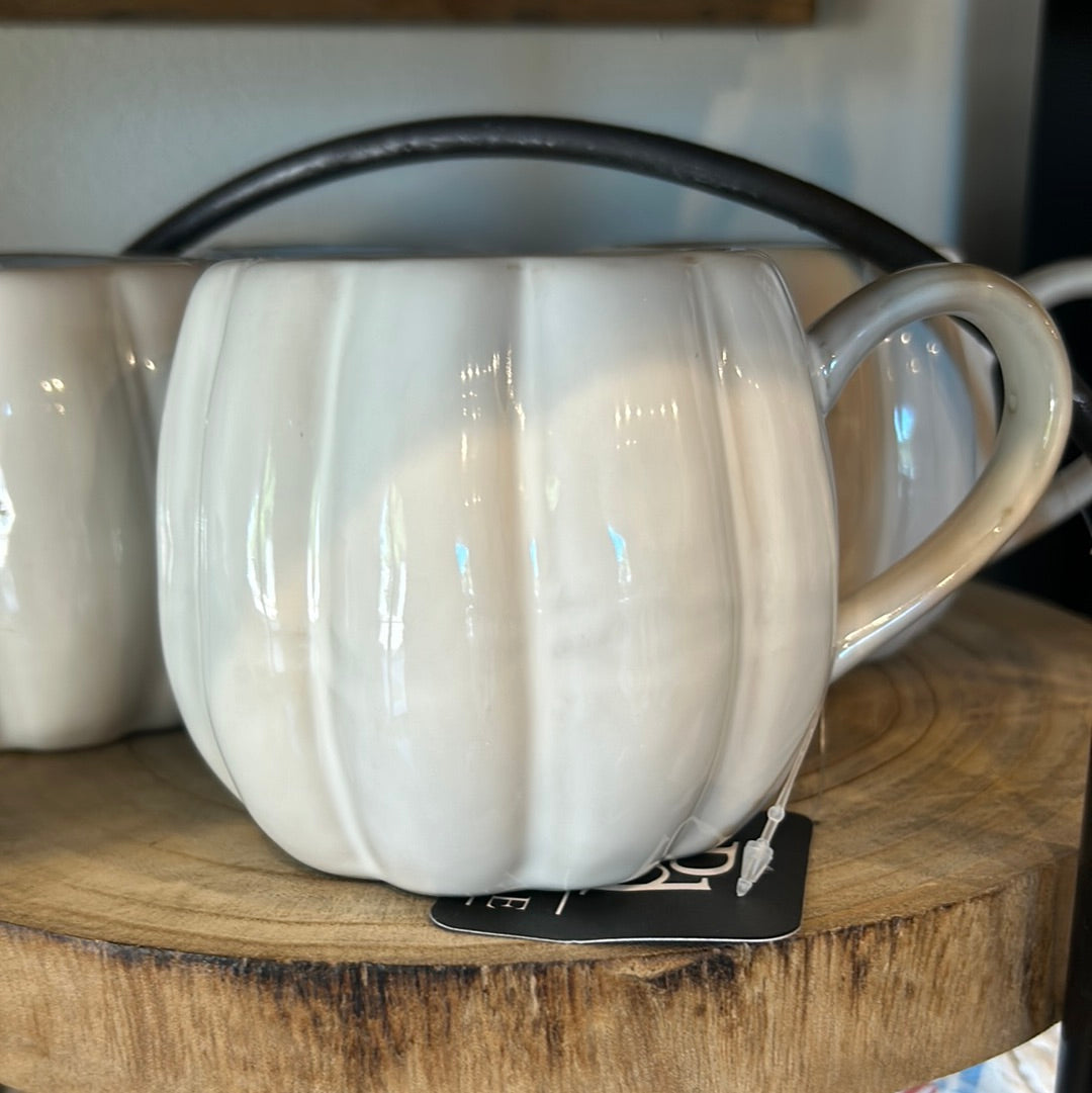 Reactive Glaze Pumpkin Mug