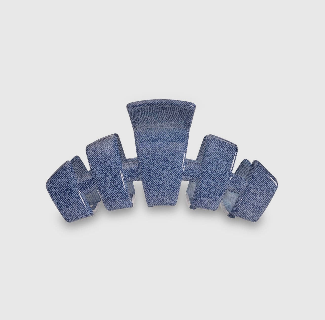 Denim classic teletie claw clip.