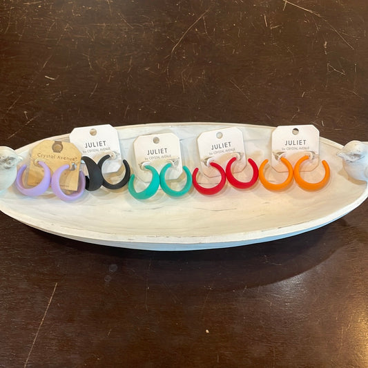 Silicone Hoop Earrings