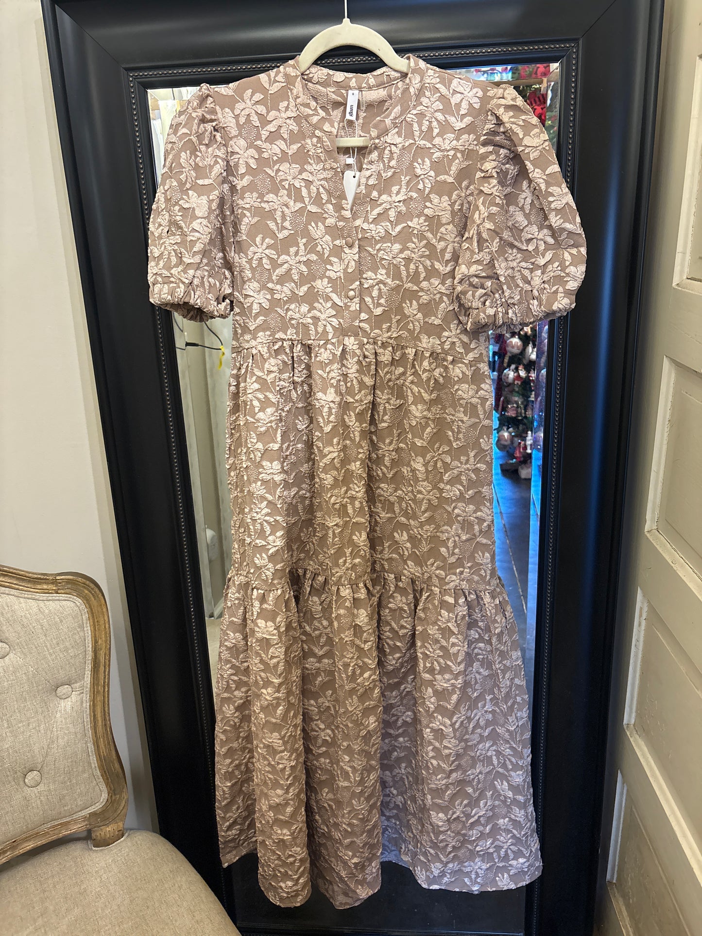 Precious Puff Sleeve Dress