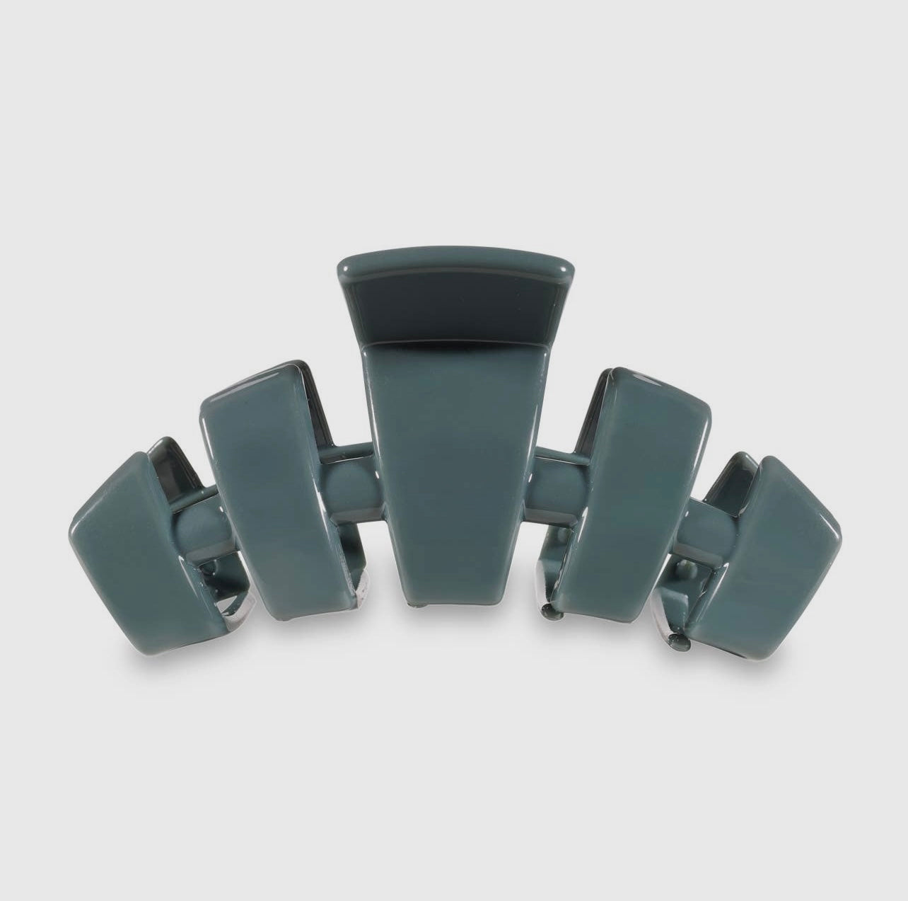 Storm blue classic teletie claw clip.