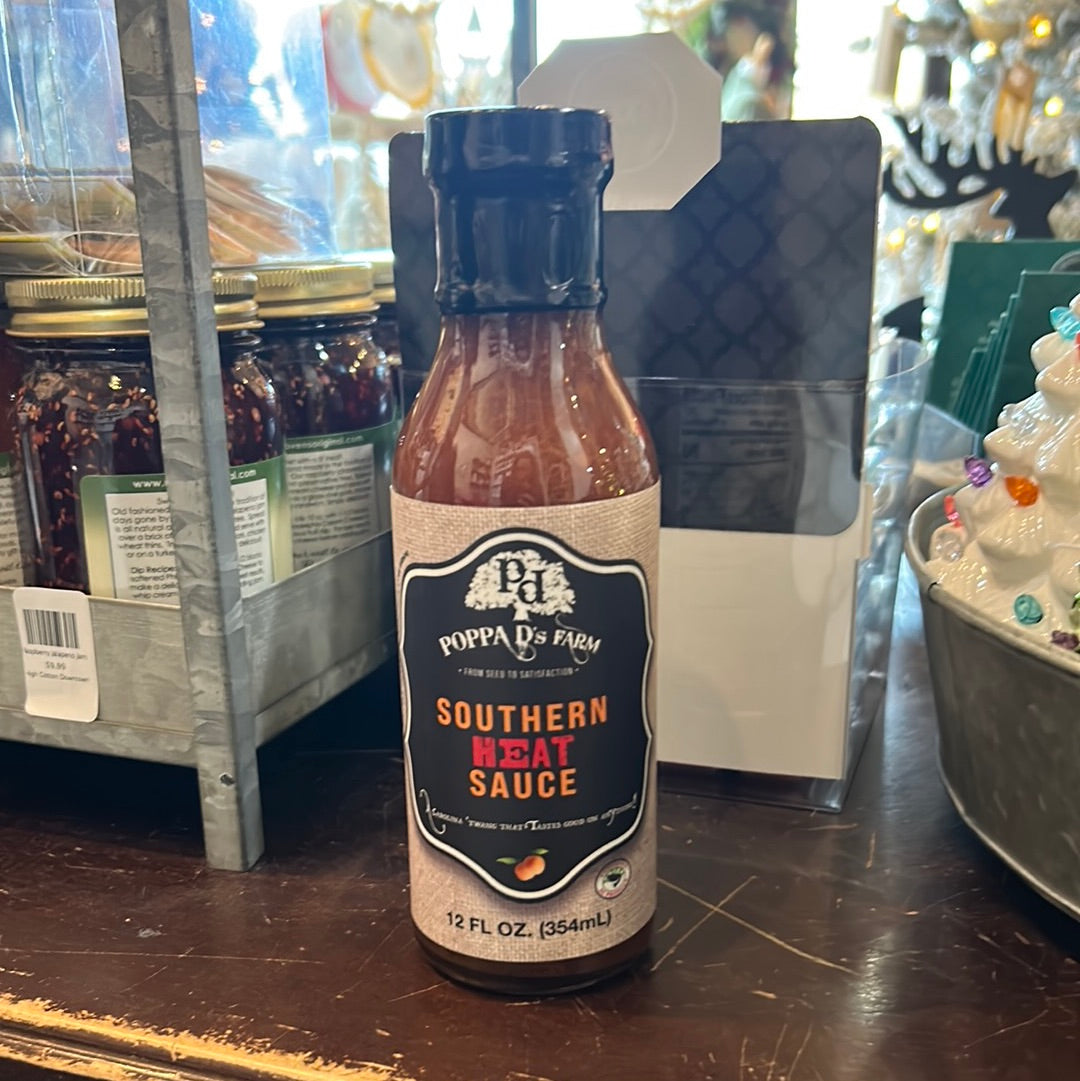 Poppa D's Farm Southern Heat Sauce.