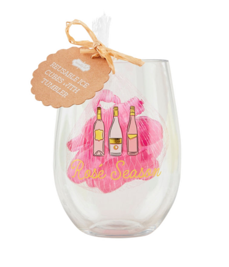 Day Party Glass & Ice Cube Set