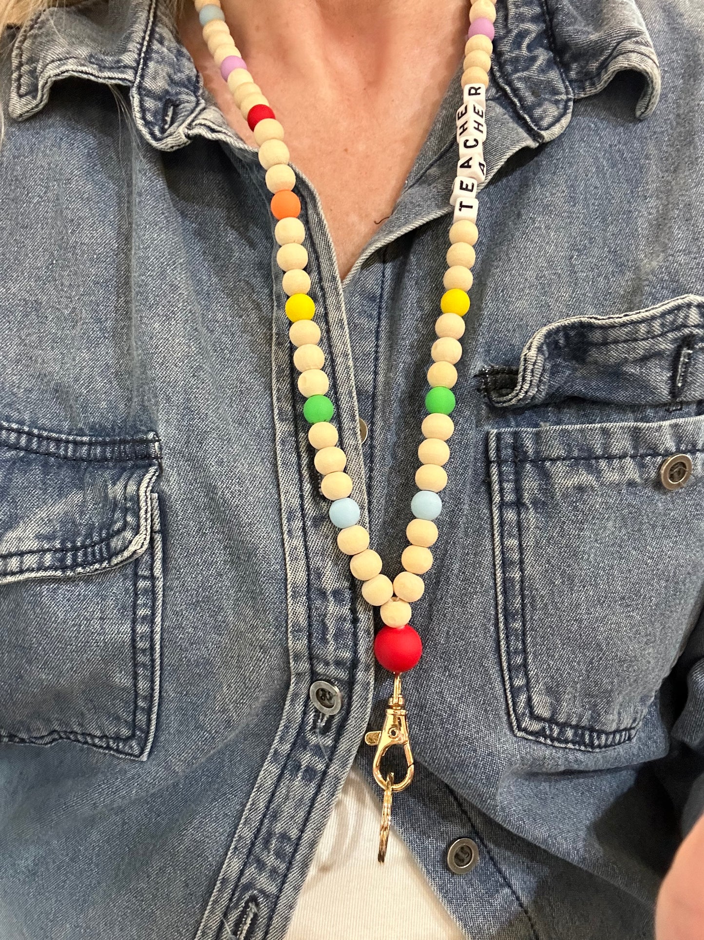 Teacher ID Tag Lanyard