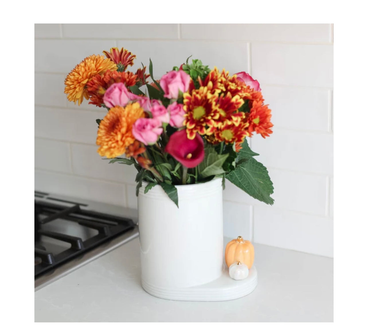 Nora Fleming Pinstripes Utensil Crock.