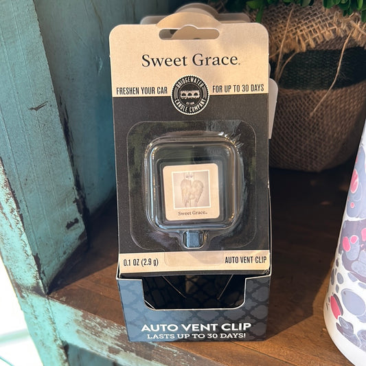 Bridgewater Candle Company Sweet Grace Auto Vent Clip.