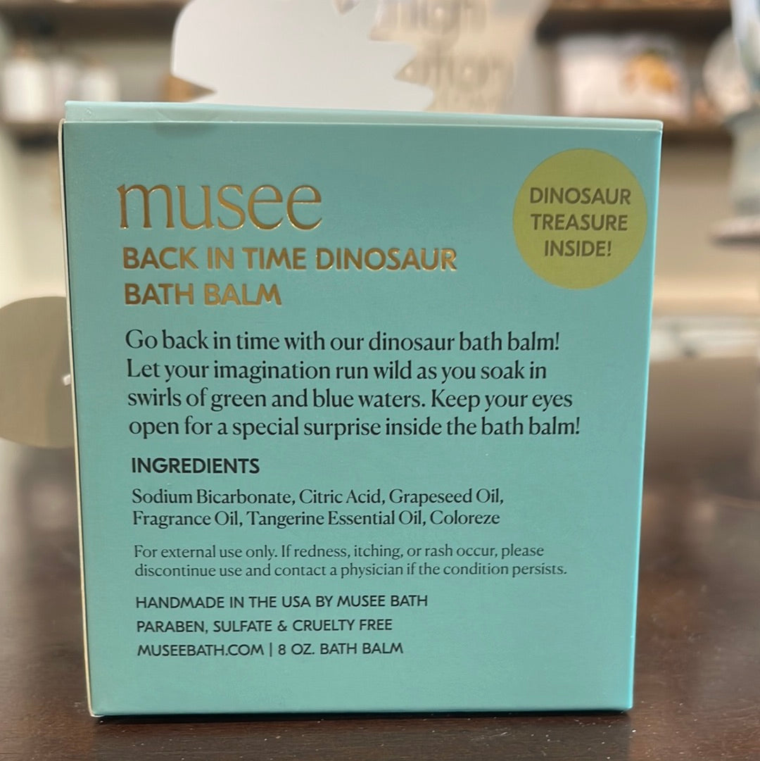 Musee "Back in Time Dinosaur" Boxed Bath Balm.