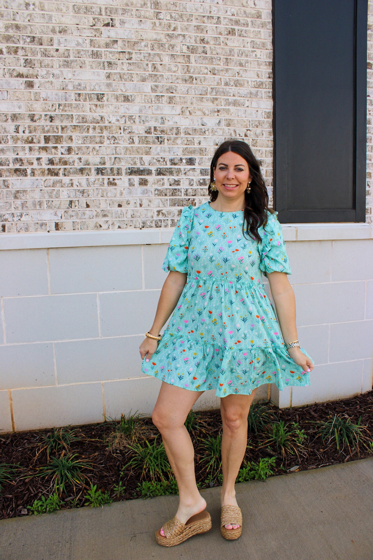 cotton baby doll dress Floral Baby Doll Dress