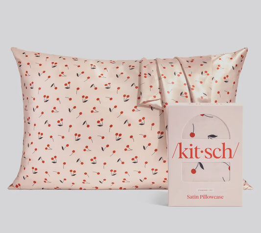 Satin Pillowcase Standard -
Cherry Print