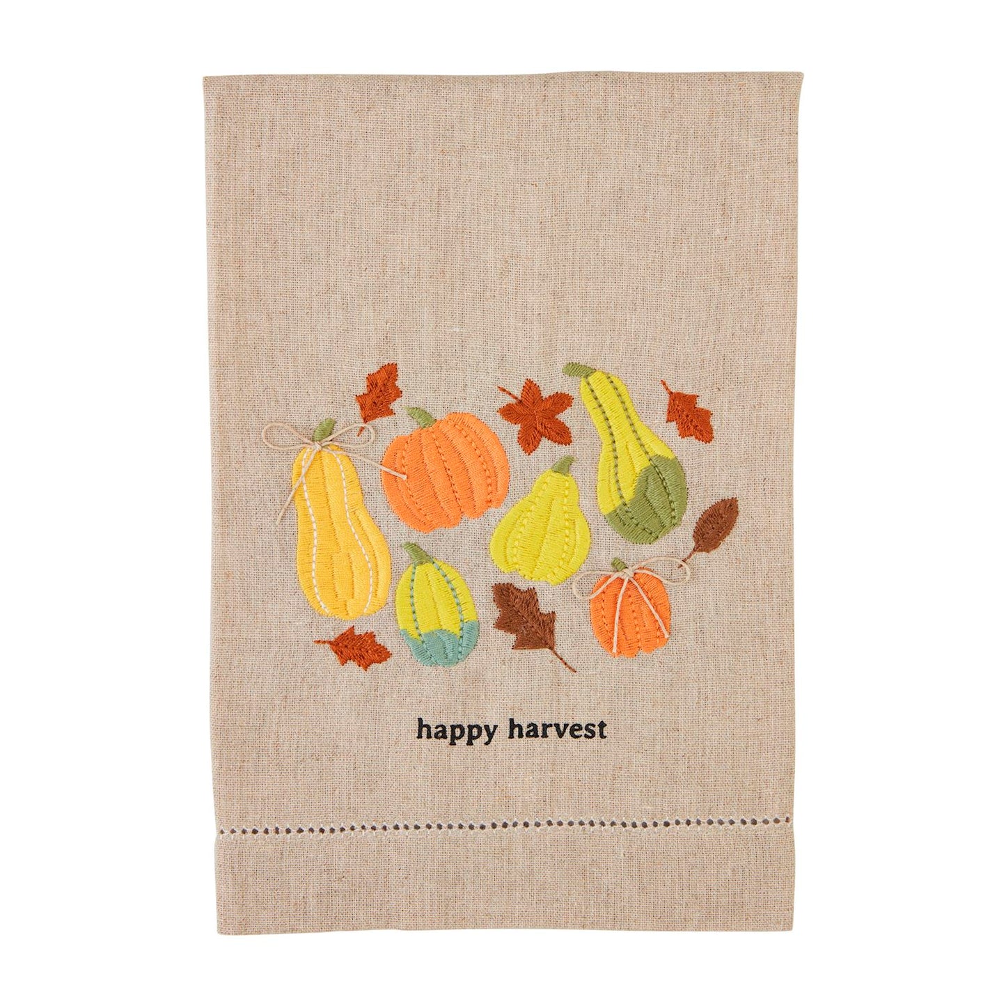 Fall Hem Stitched Towel