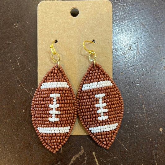 Beaded Sports Earrings