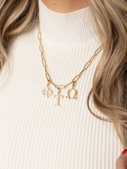 Greek Letter Charm
