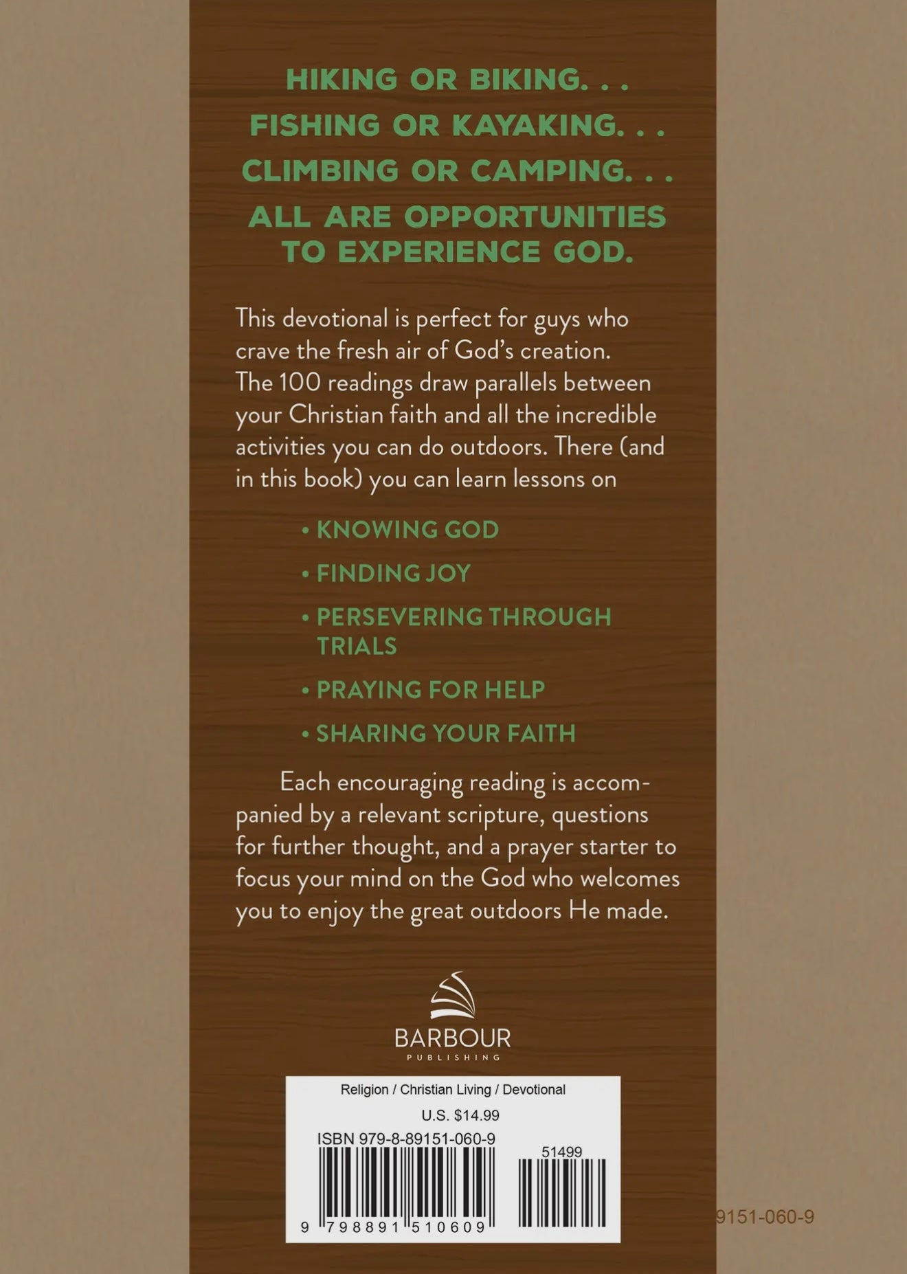 The Outdoor Adventure Devotional