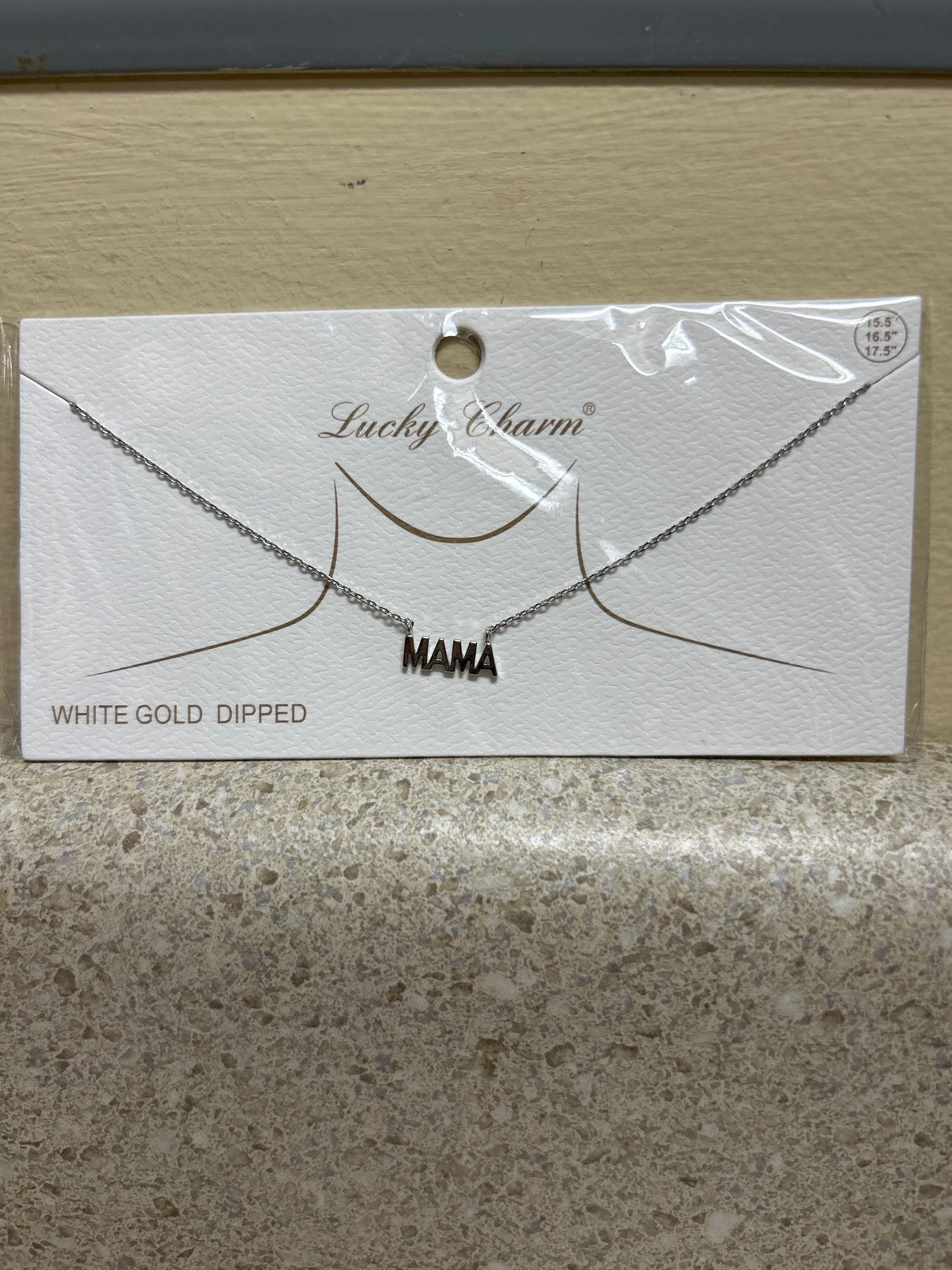 Mama Silver Necklace