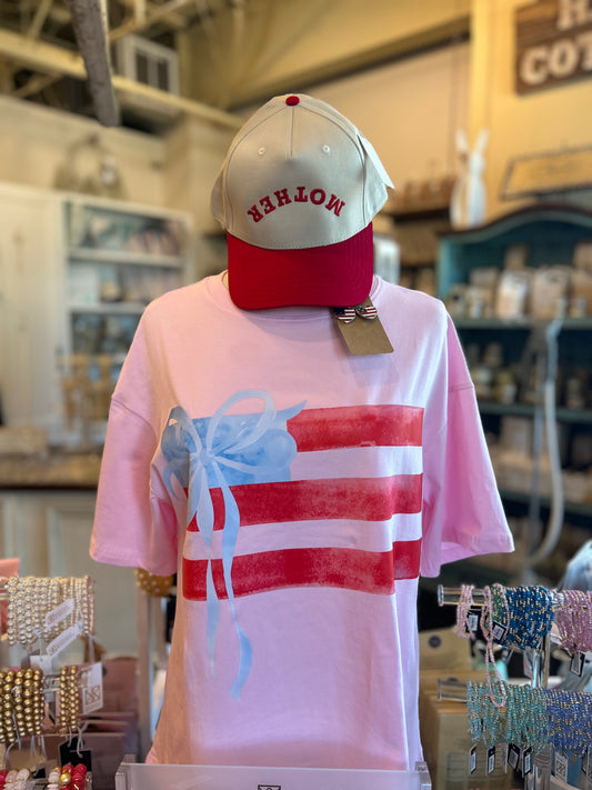 Mother Upside Down Two-Toned Vintage Hat