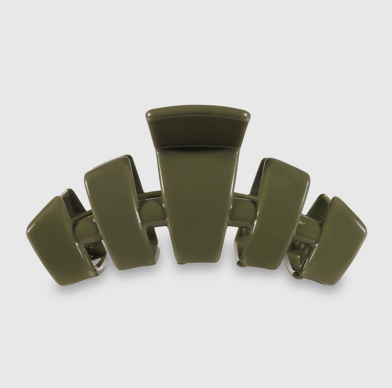 Olive classic teletie claw clip.