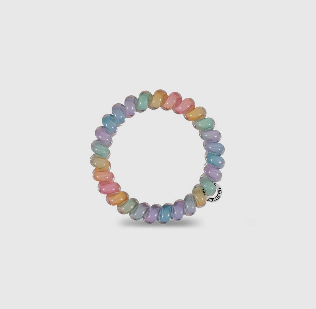 Rainbow road teletie hair ties.