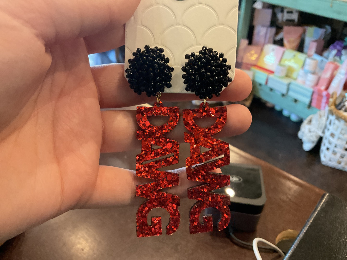 GAMEDAY Pompom Earrings