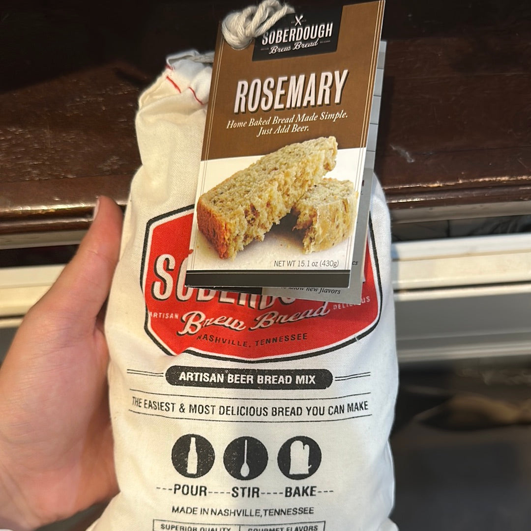 "Rosemary" Soberdough Brew Bread.
