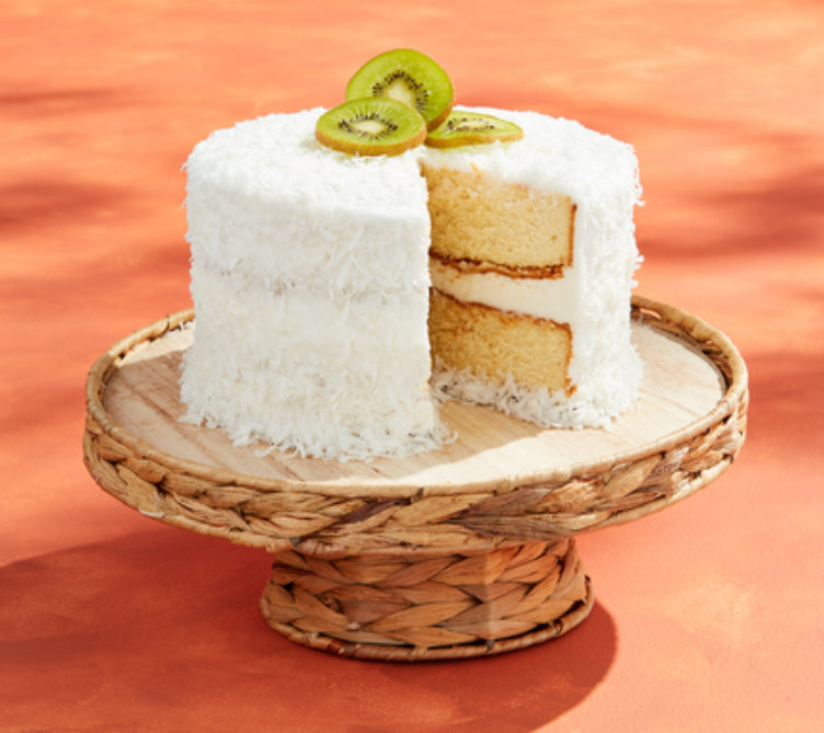 Woven Cake Stand Pedestal