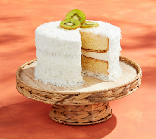 Woven Cake Stand Pedestal