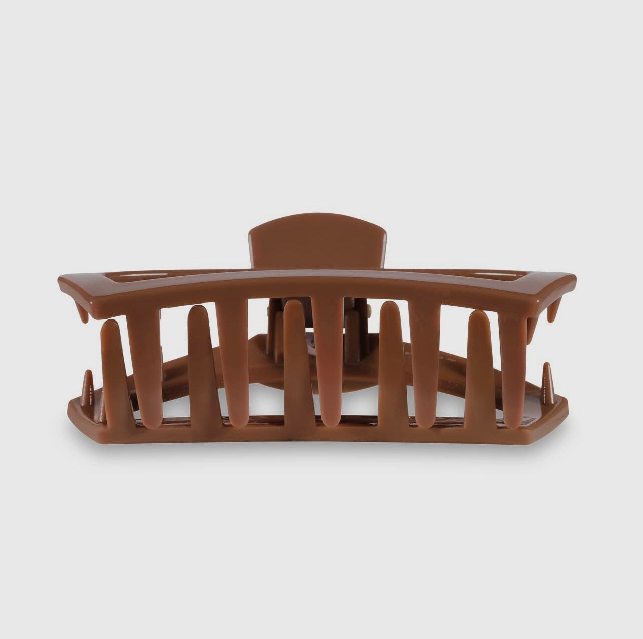 Caramel classic teletie claw clip.