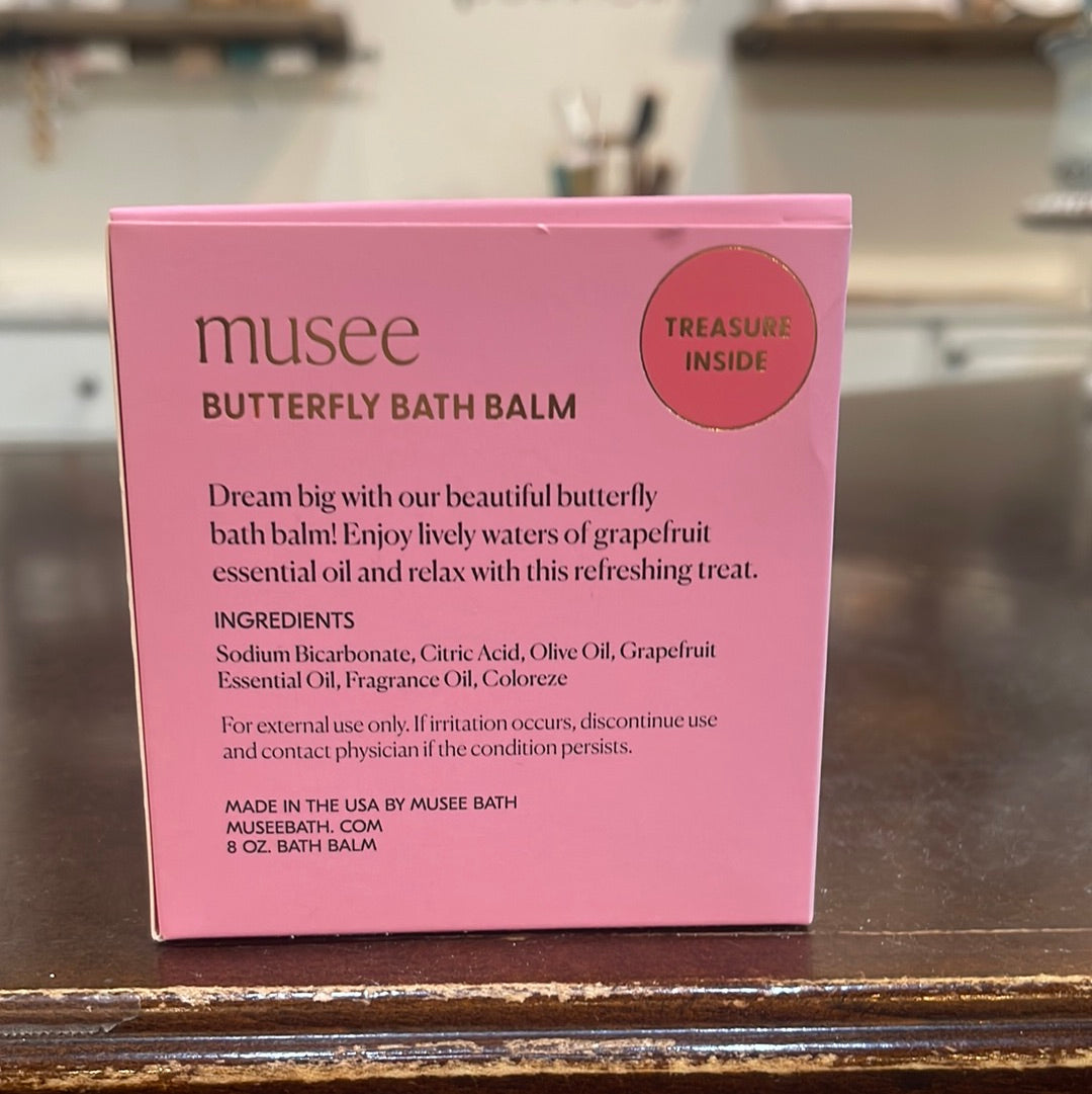 Pink Musee "Butterfly Bath Balm".