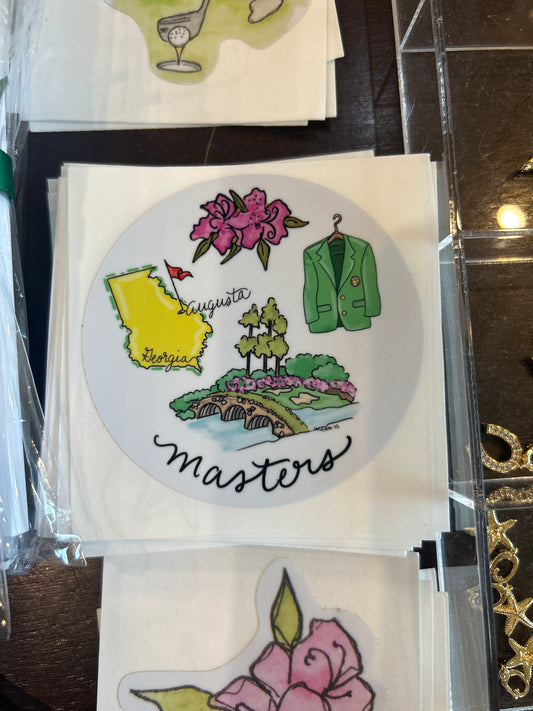 Cara Leverette Golf Stickers