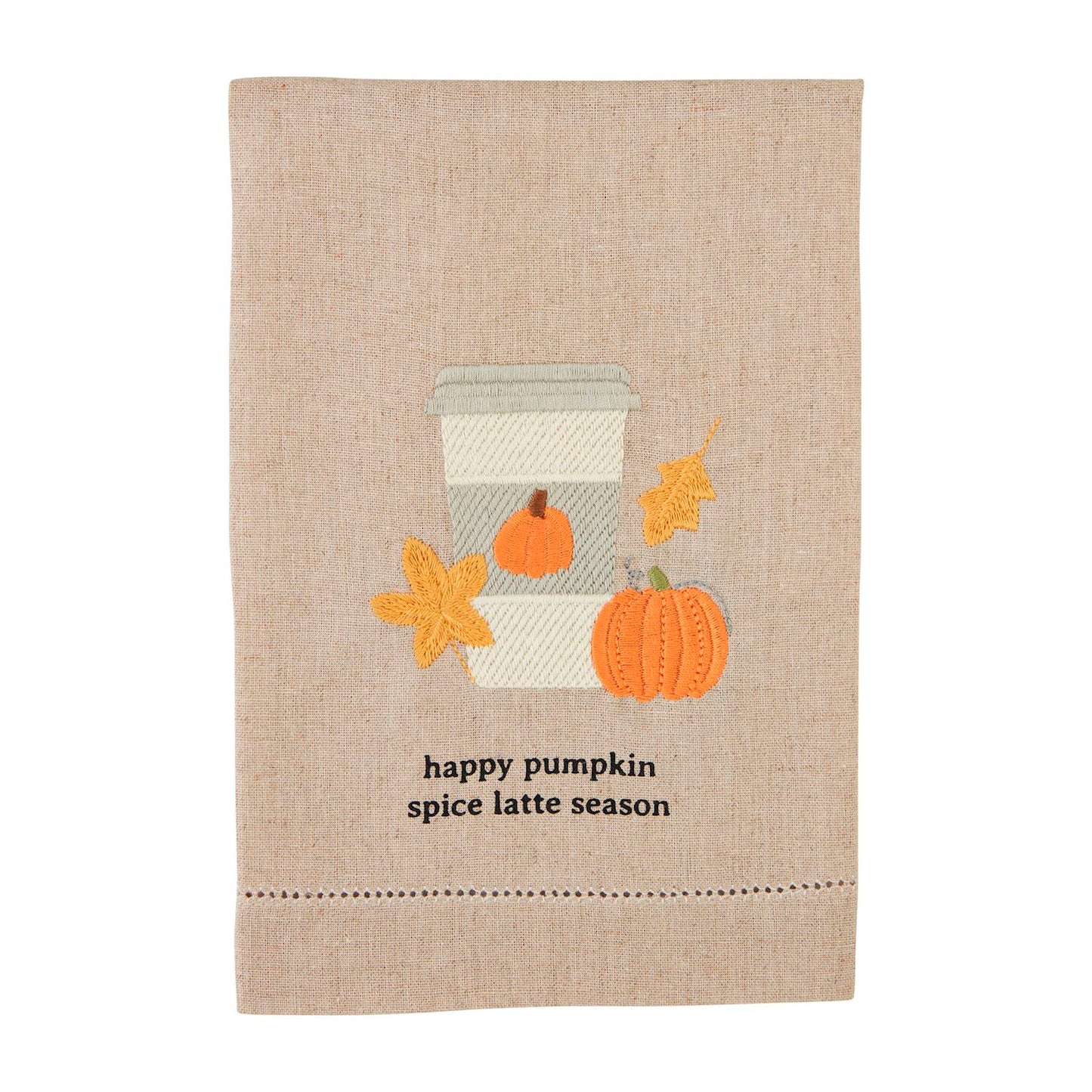 Fall Hem Stitched Towel