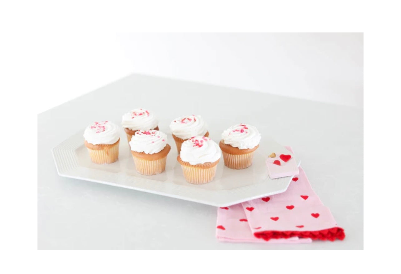 Nora Fleming Pinstripes Octagonal Platter.