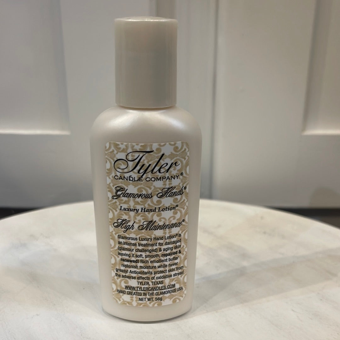 Tyler Candle Company Glamorous "High Maintenance" Luxury Hand Lotion
