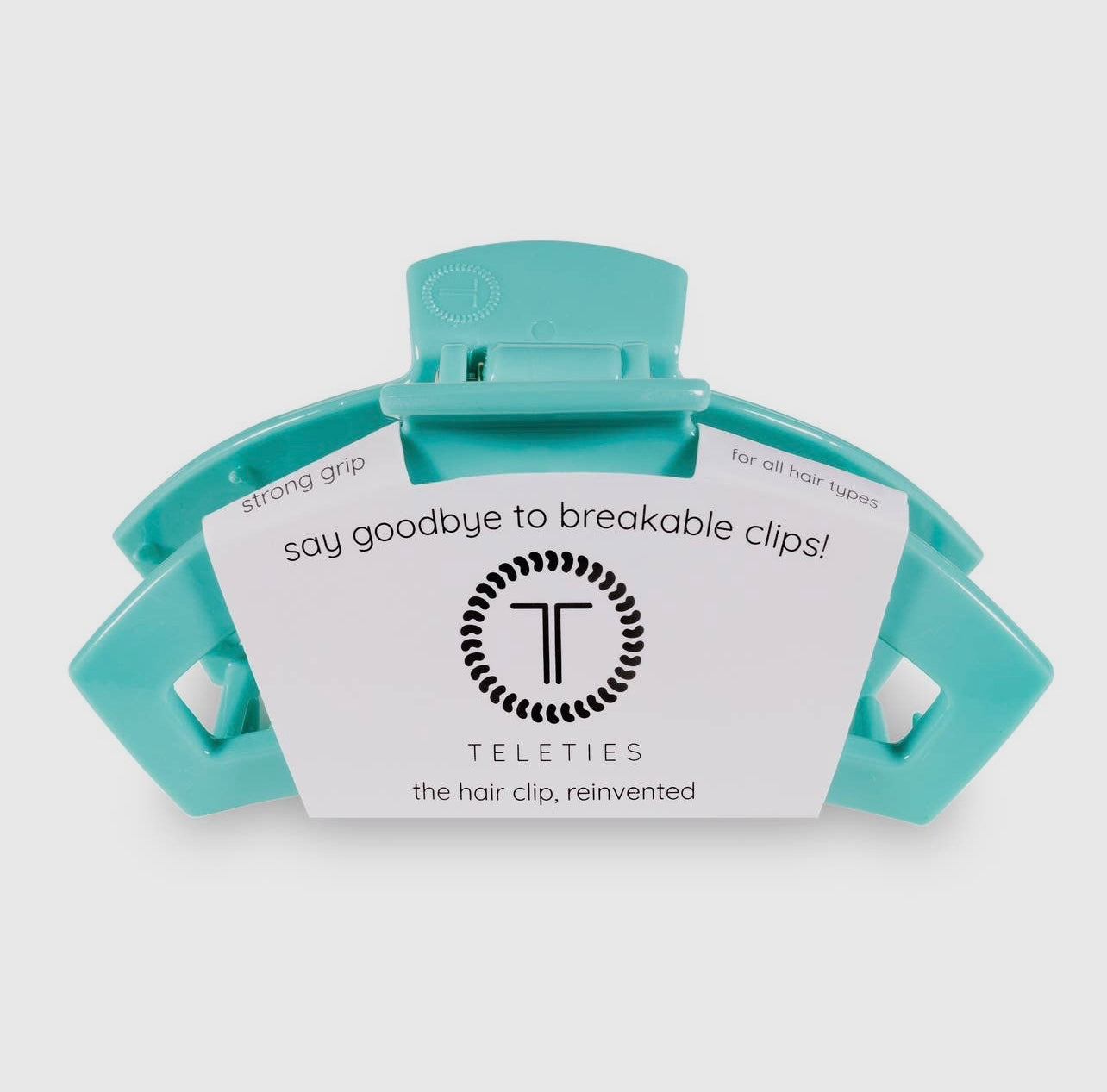 Atlantis teletie open claw clip.