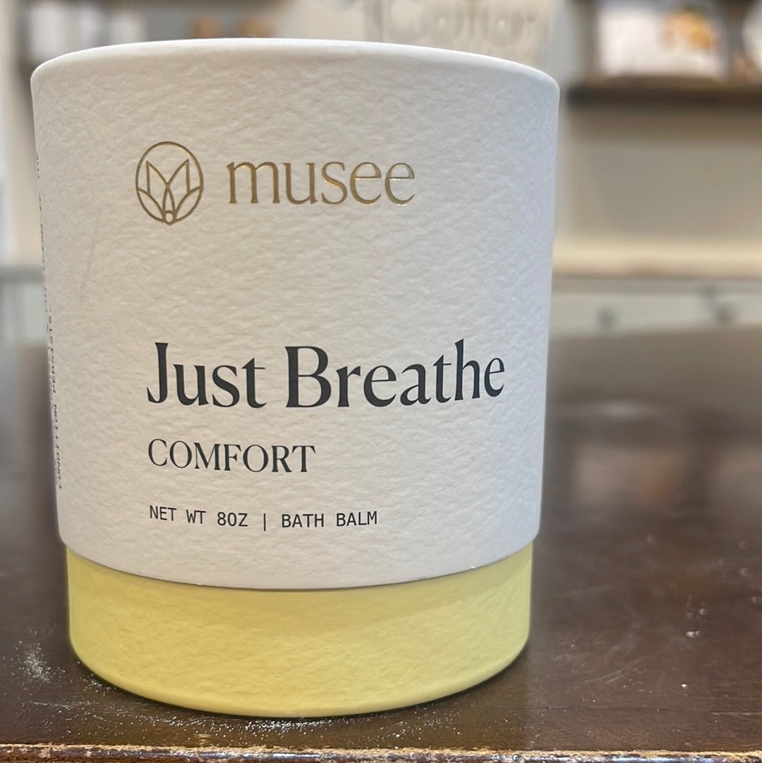 "Just Breathe Comfort" Musee Therapy Bath Balm.