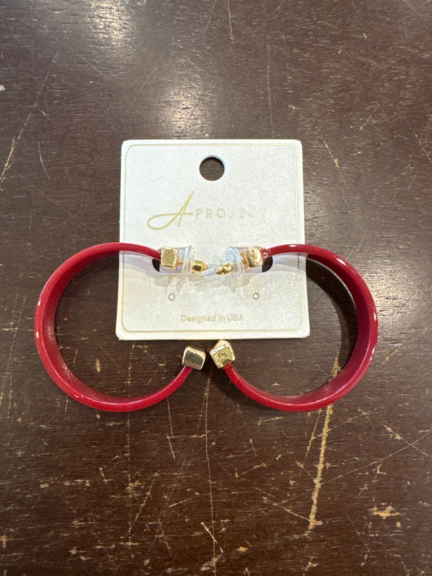 Wide Open Hoop Earrings